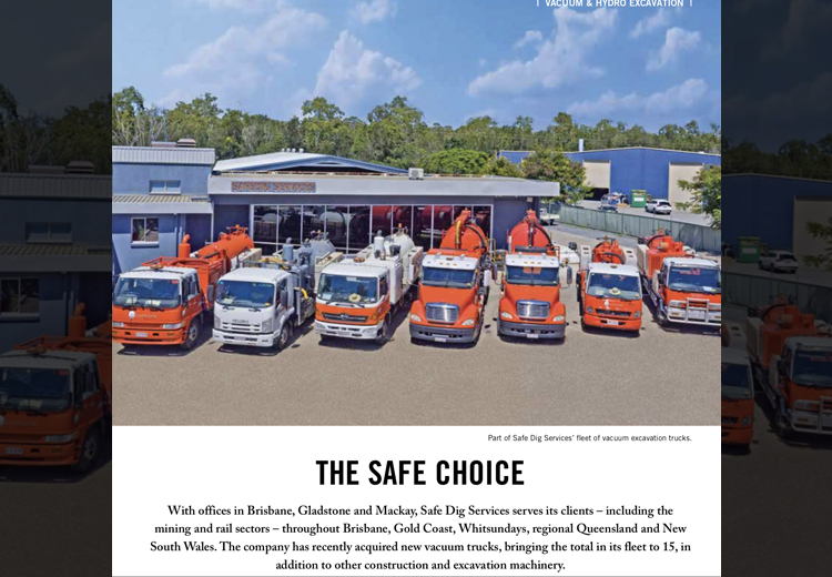 safedig vacuum truck fleet