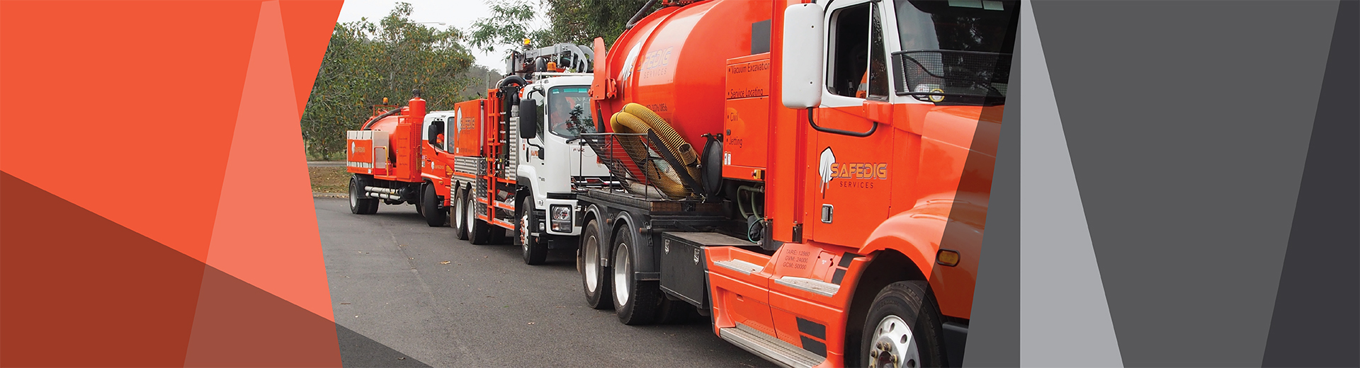 vacuum truck banner