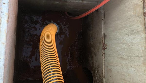 pipe jetting in action