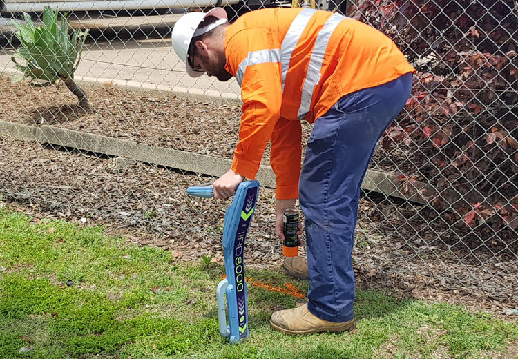 service locator being performed